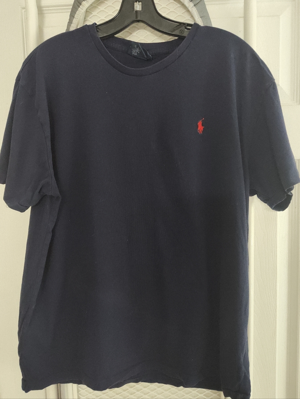 Ralph Lauren Navy Short-Sleeve Crew Tee with Red Pony